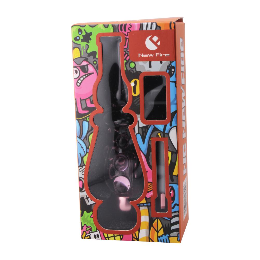 New Fire Medium Glass Nectar Collector Set-Pink