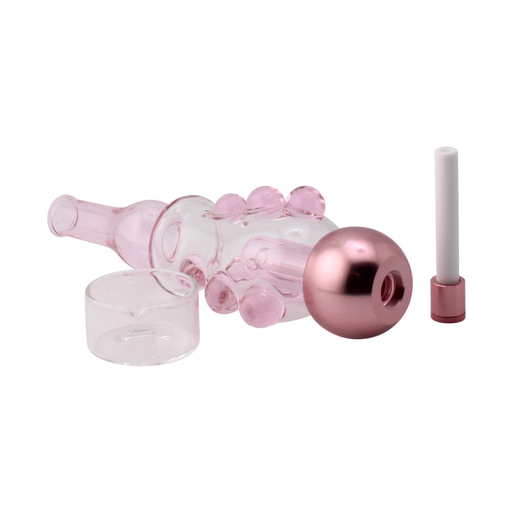 New Fire Medium Glass Nectar Collector Set-Pink