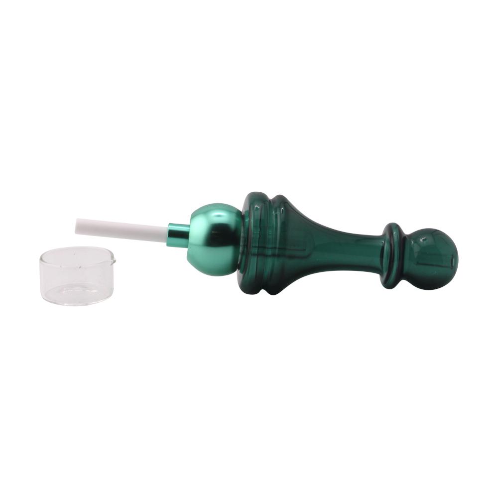 New Fire Moderate Glass Nectar Collector Set-Dark Green