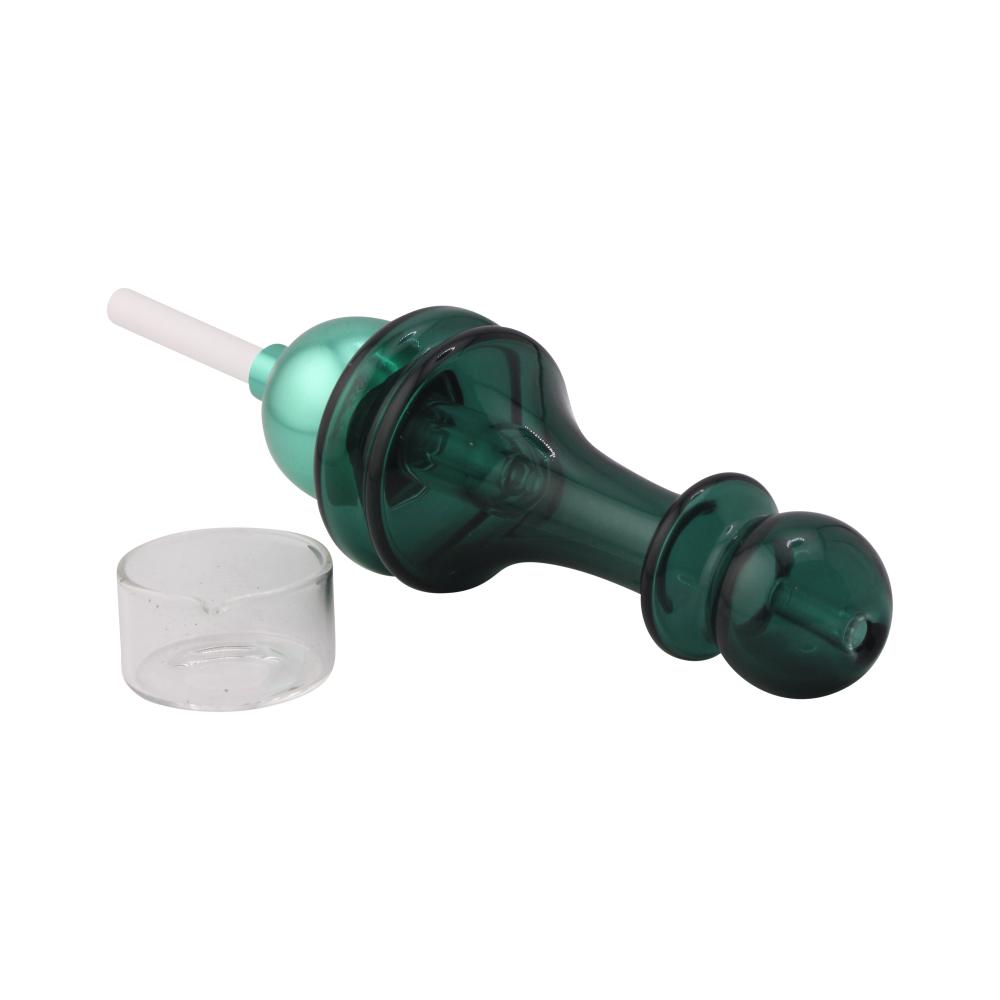 New Fire Moderate Glass Nectar Collector Set-Dark Green