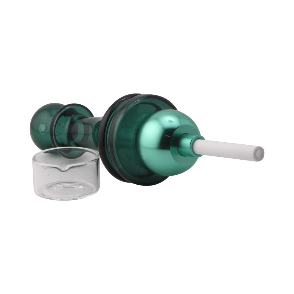 New Fire Moderate Glass Nectar Collector Set-Dark Green