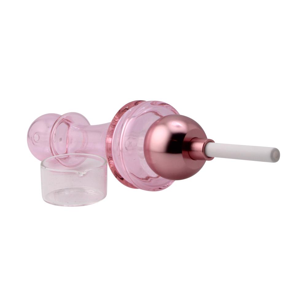 New Fire Moderate Glass Nectar Collector Set-Pink