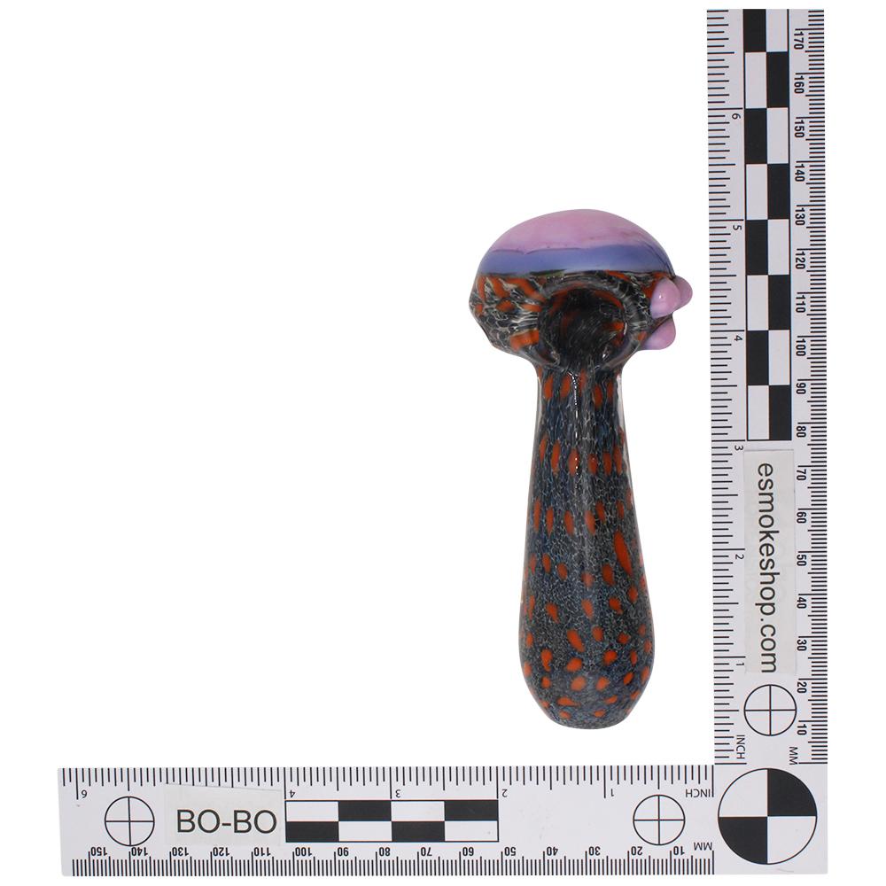 Night Fire Glass Hand Pipe-Blue