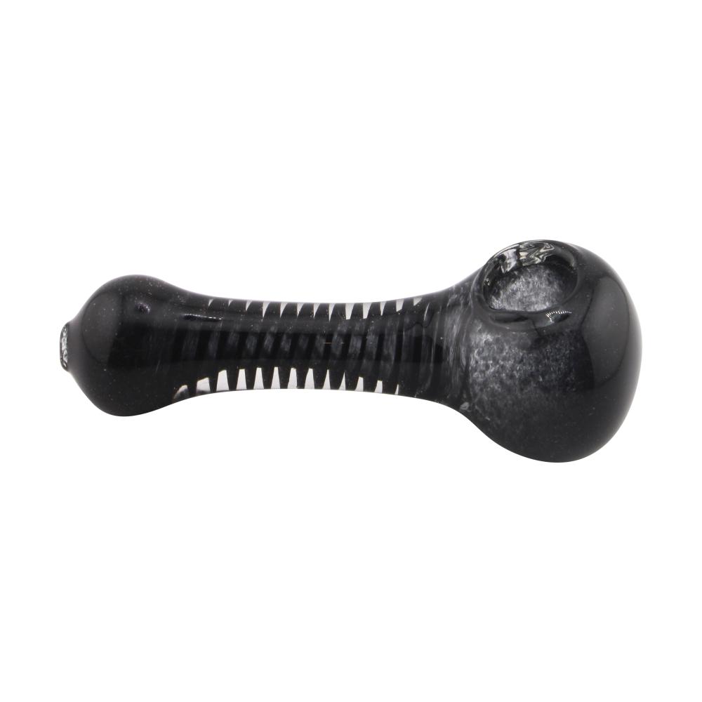 Noir Glass Hand Pipe-Black