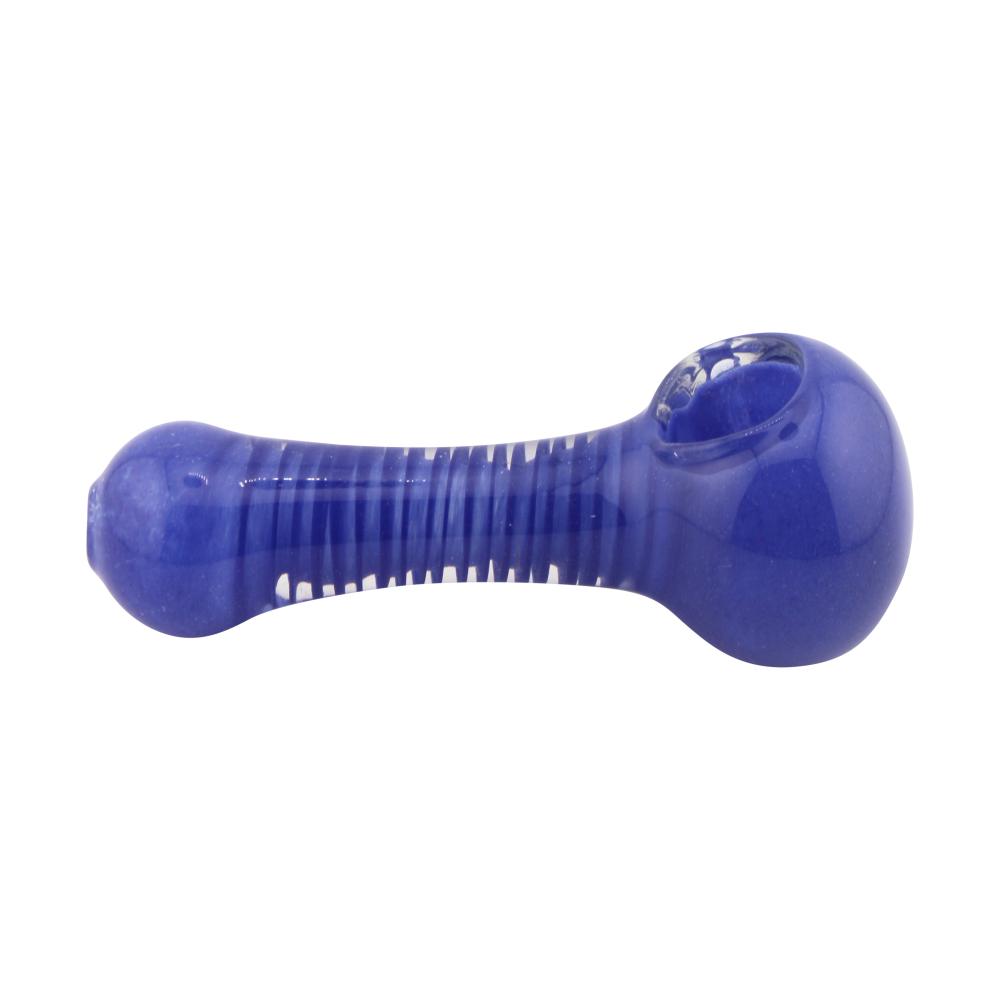 Noir Glass Hand Pipe-Blue