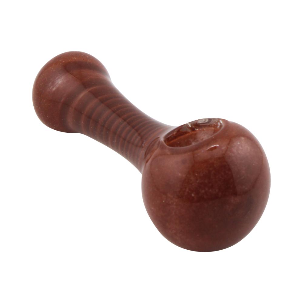 Noir Glass Hand Pipe-Brown