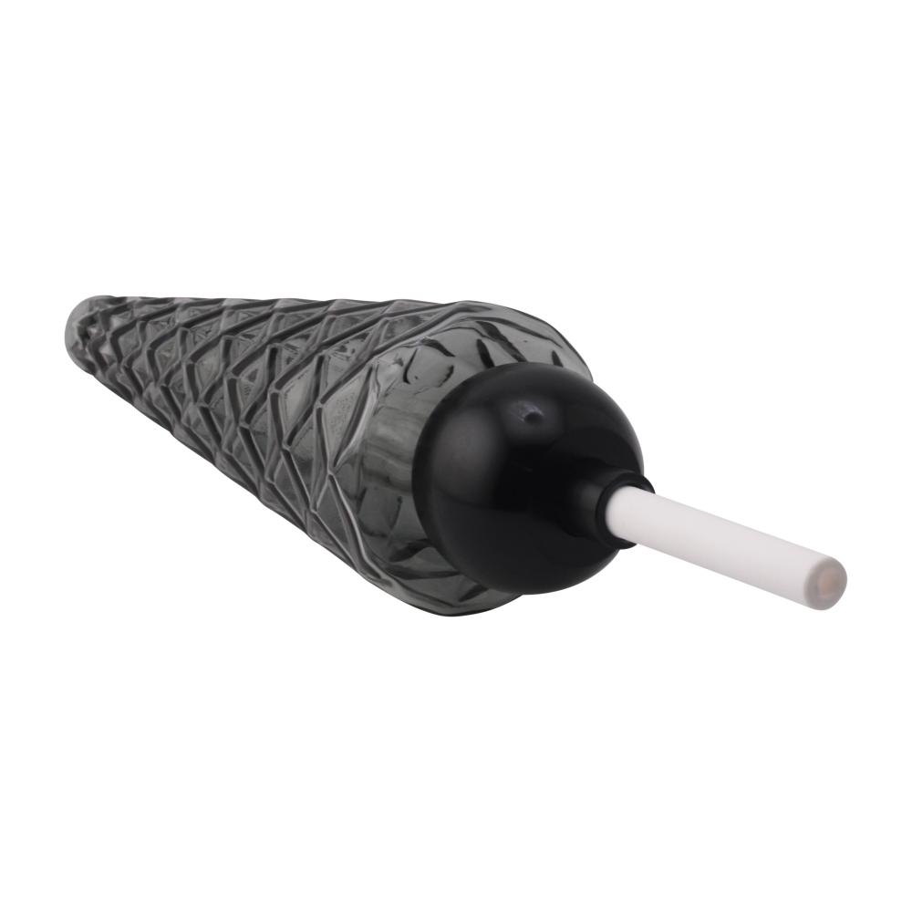Obsidian Cone Glass Nectar Collector-Black