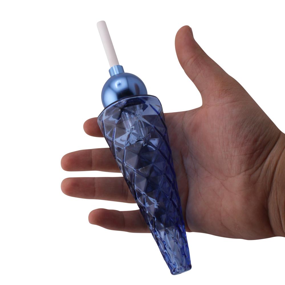 Obsidian Cone Glass Nectar Collector-Blue