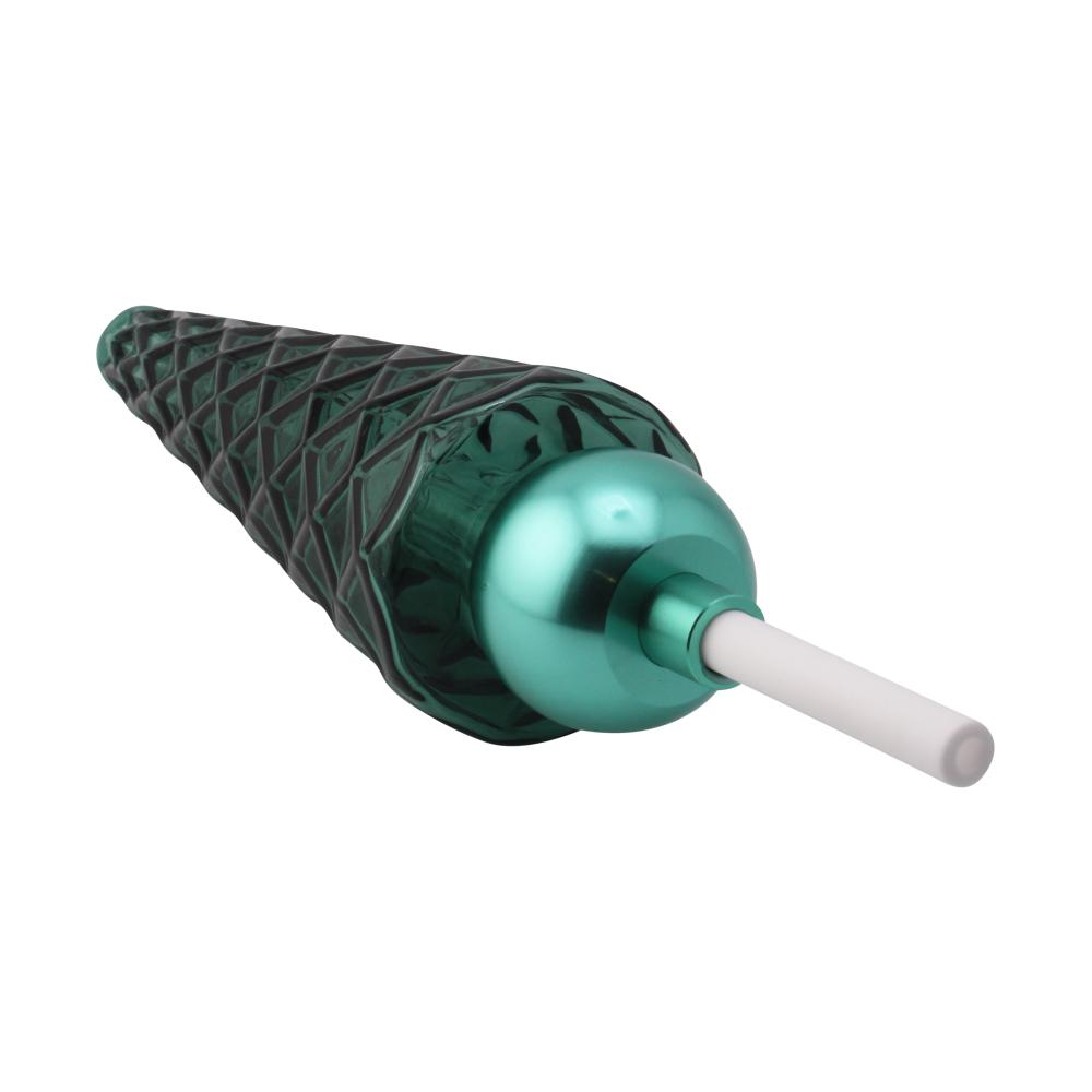 Obsidian Cone Glass Nectar Collector-Dark Green