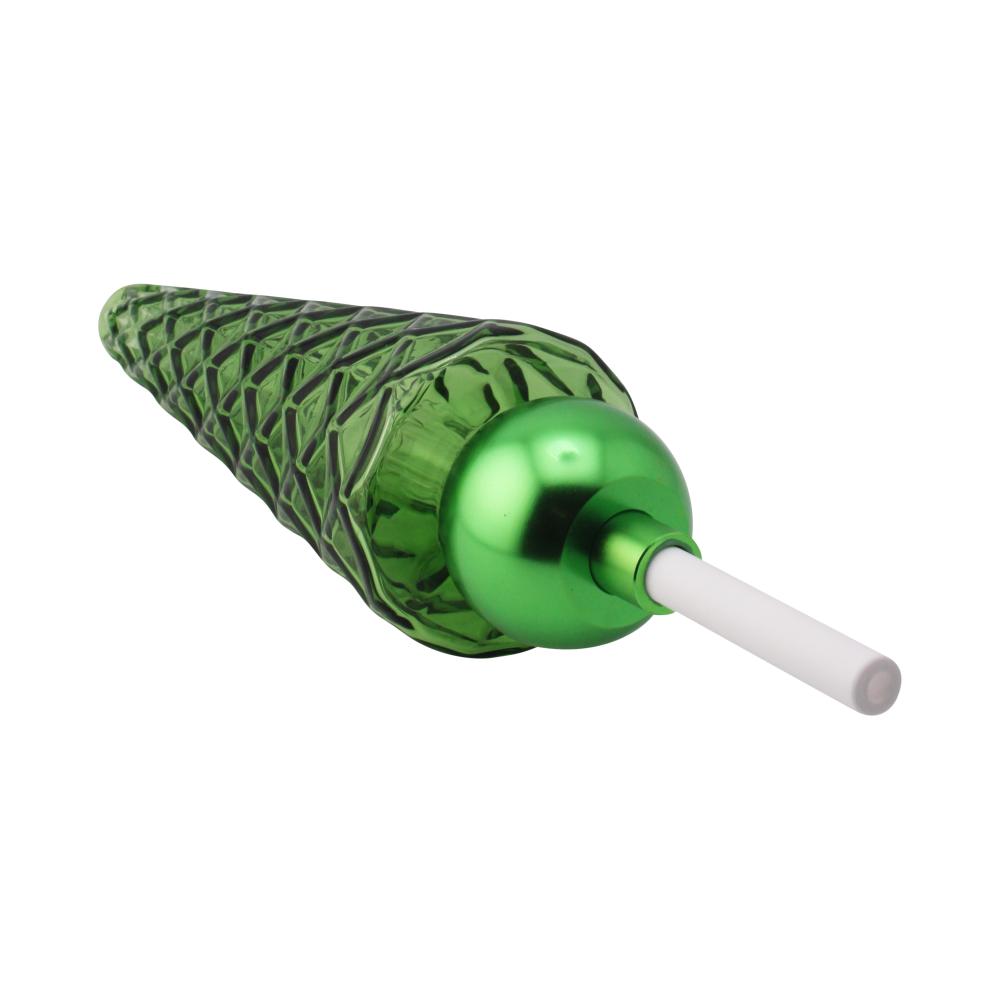 Obsidian Cone Glass Nectar Collector-Green