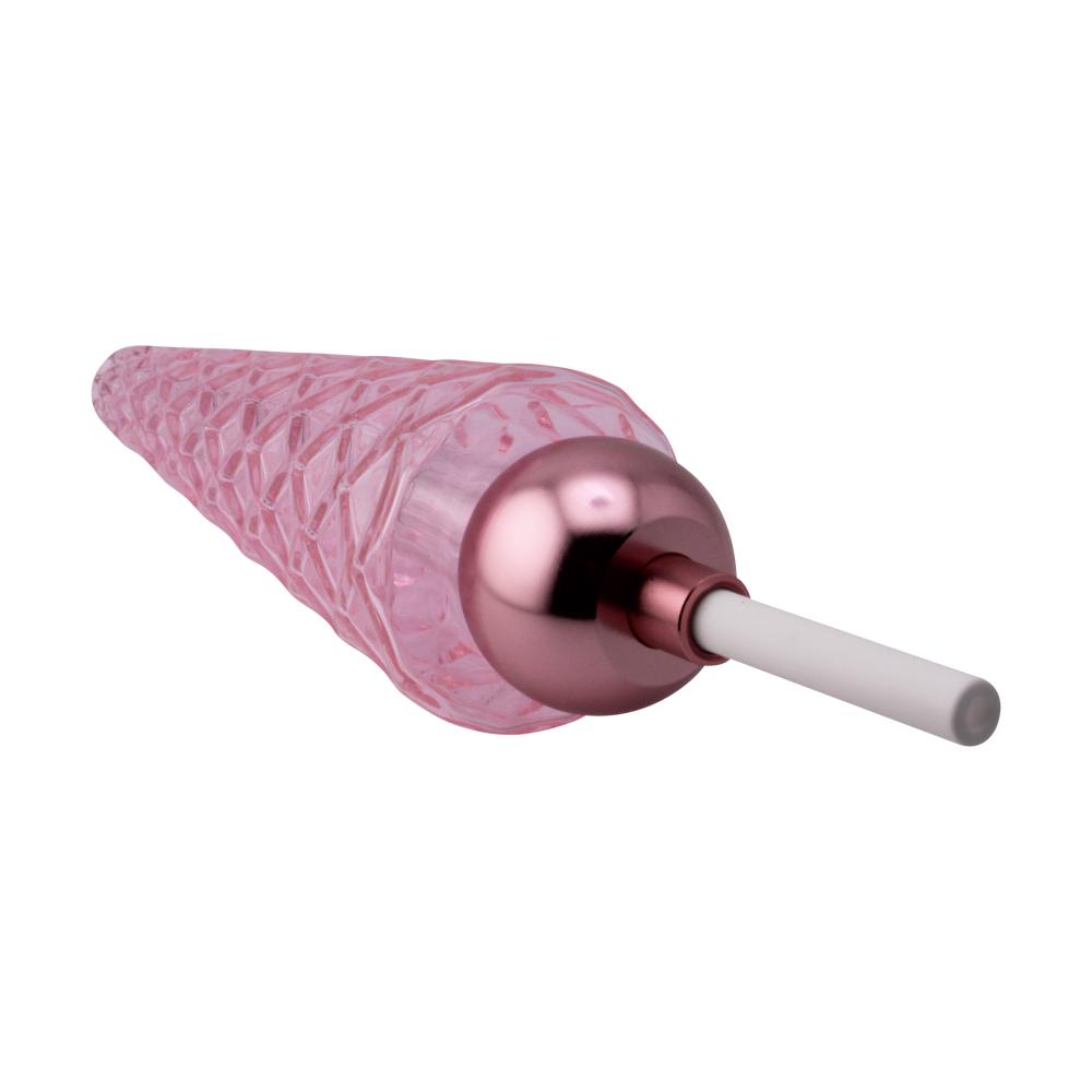 Obsidian Cone Glass Nectar Collector-Pink