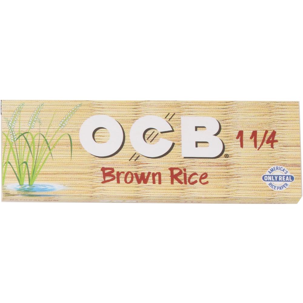 OCB Brown Rice Rolling Paper 1 1/4