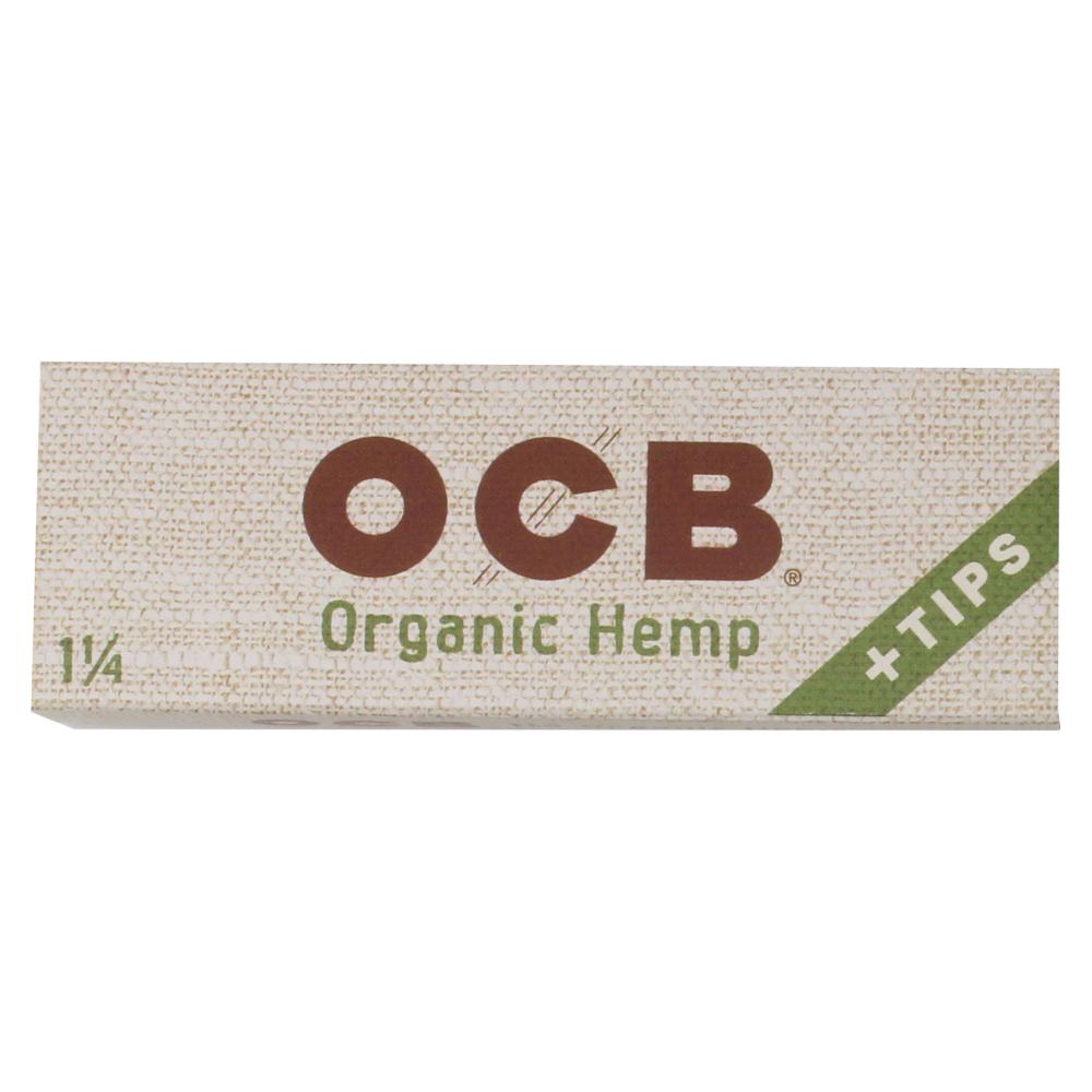 OCB Organic Hemp 1 1/4 Rolling Paper + Tips