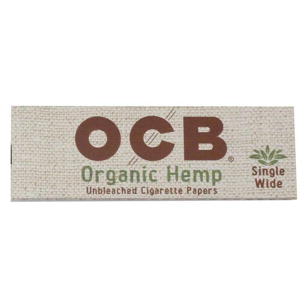 OCB Organic Hemp Single Wide Rolling Paper 1 1/4