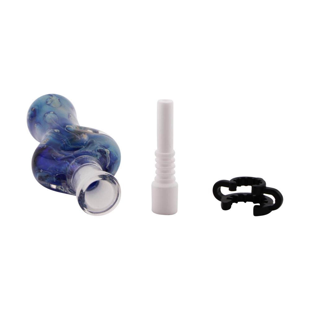 Ocean Design Small Glass Nectar Collector-Blue