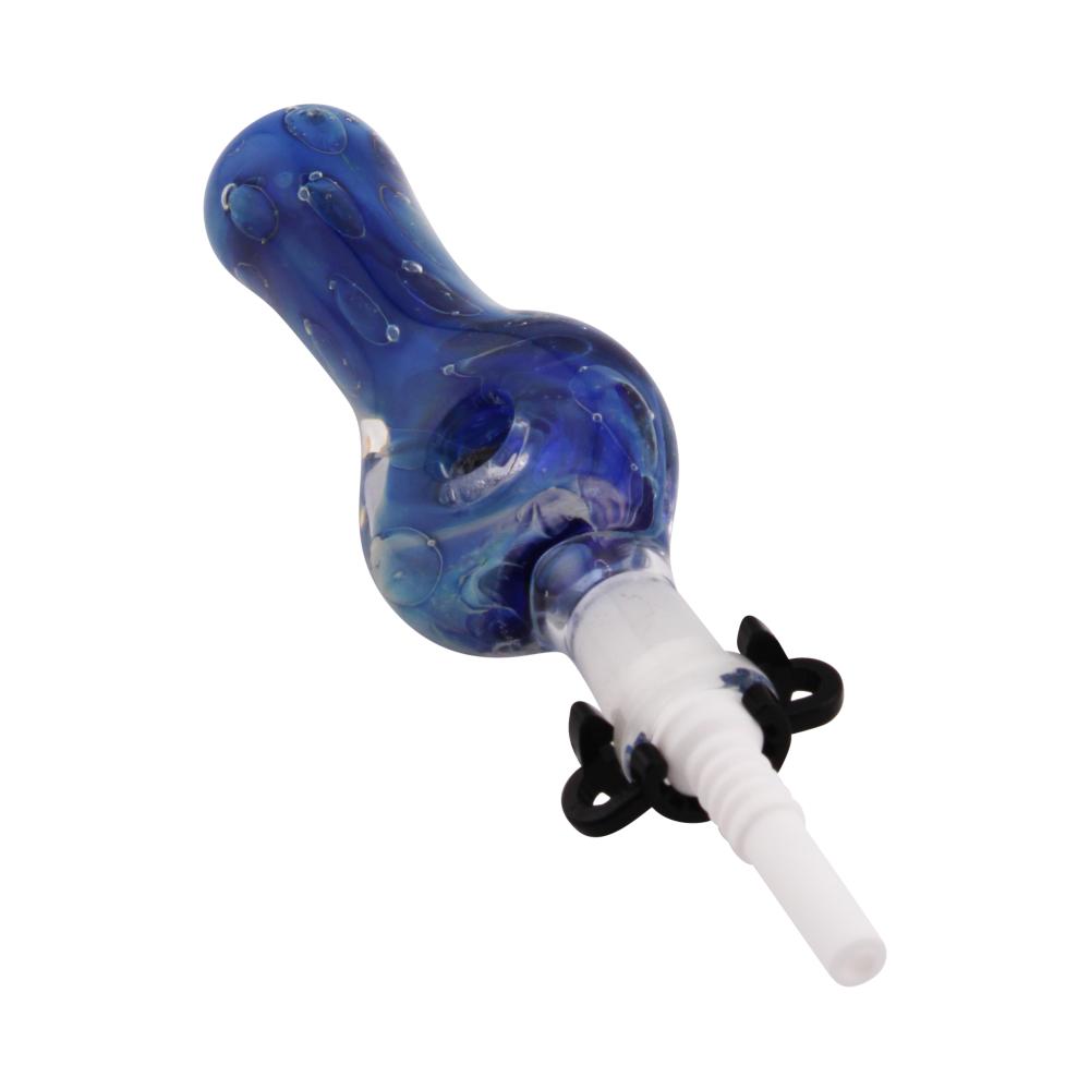 Ocean Design Small Glass Nectar Collector-Blue