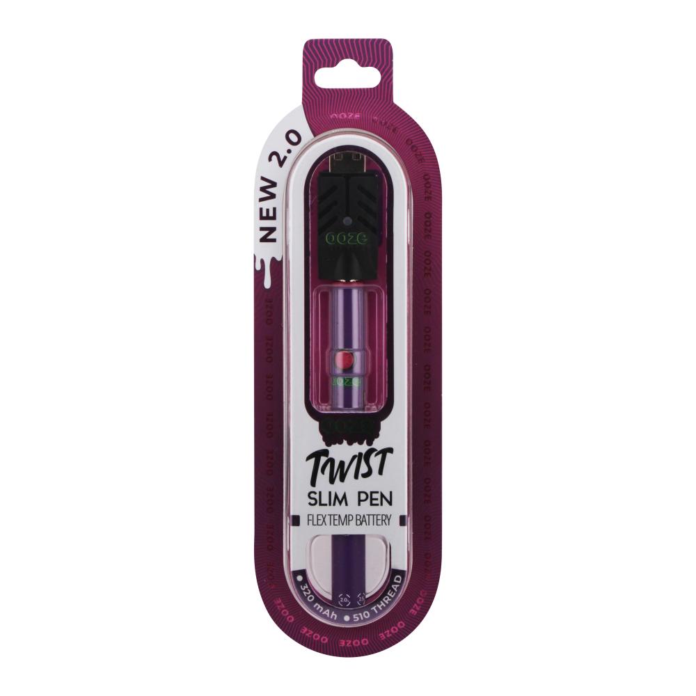 Ooze Twist Slim Battery 2.0 320mah 510 Thread-Purple
