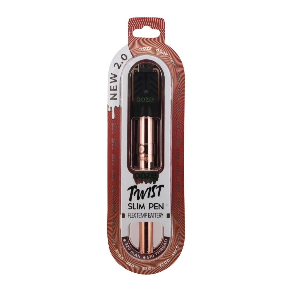 Ooze Twist Slim Battery 2.0 320mah 510 Thread-Rose Gold