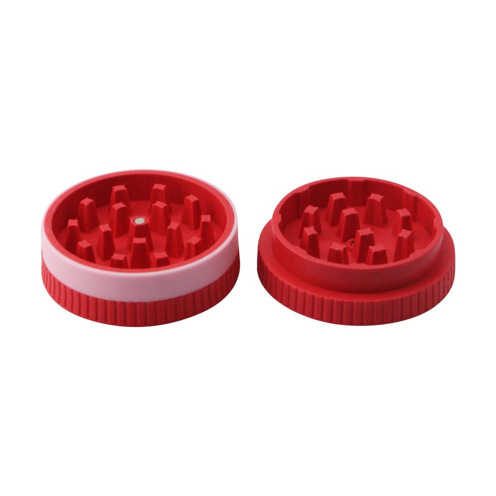 Oreo Small Plastic Grinder-2 Piece-Dark Pink