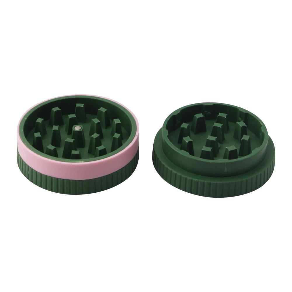 Oreo Small Plastic Grinder-2 Piece-Green