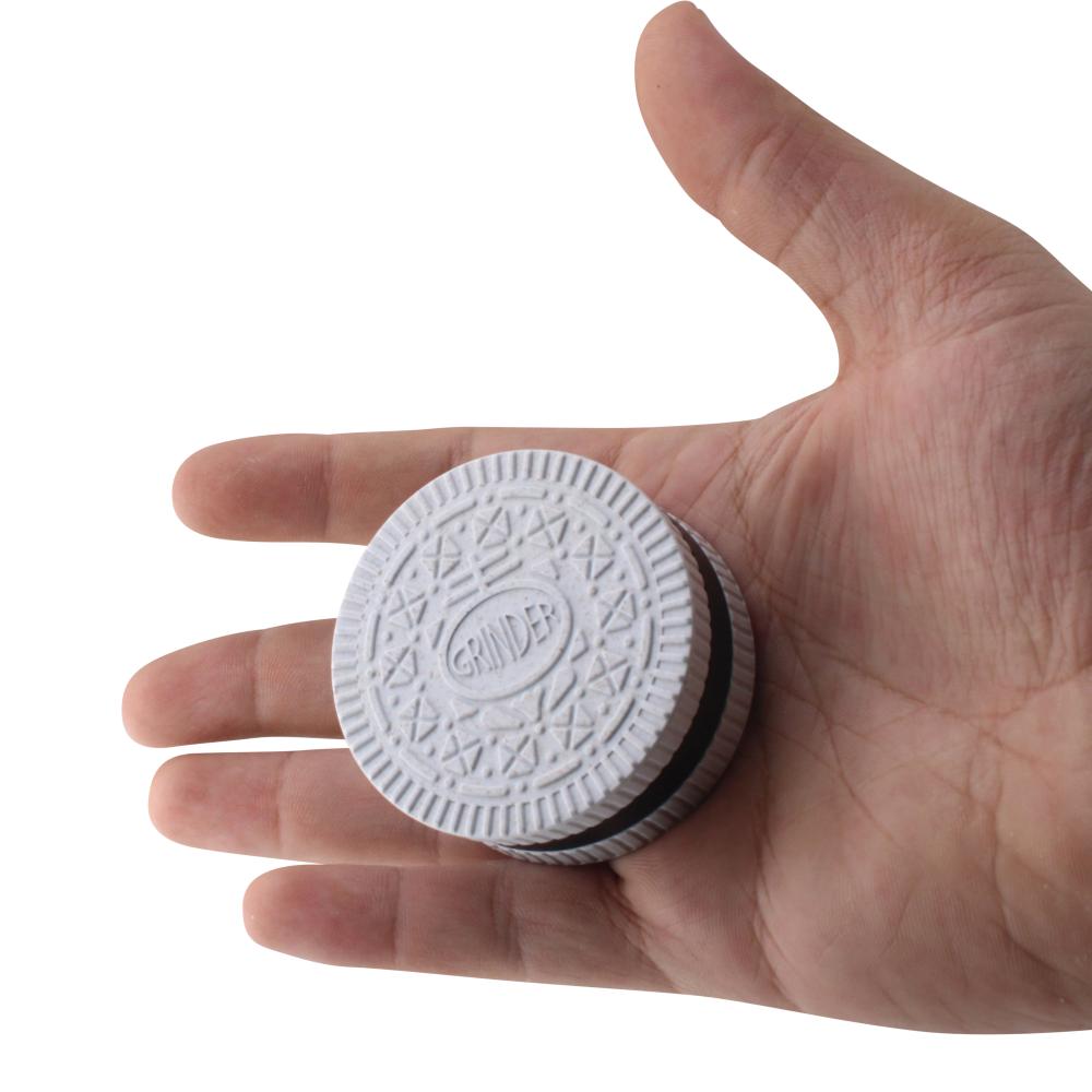 Oreo Small Plastic Grinder-2 Piece-White