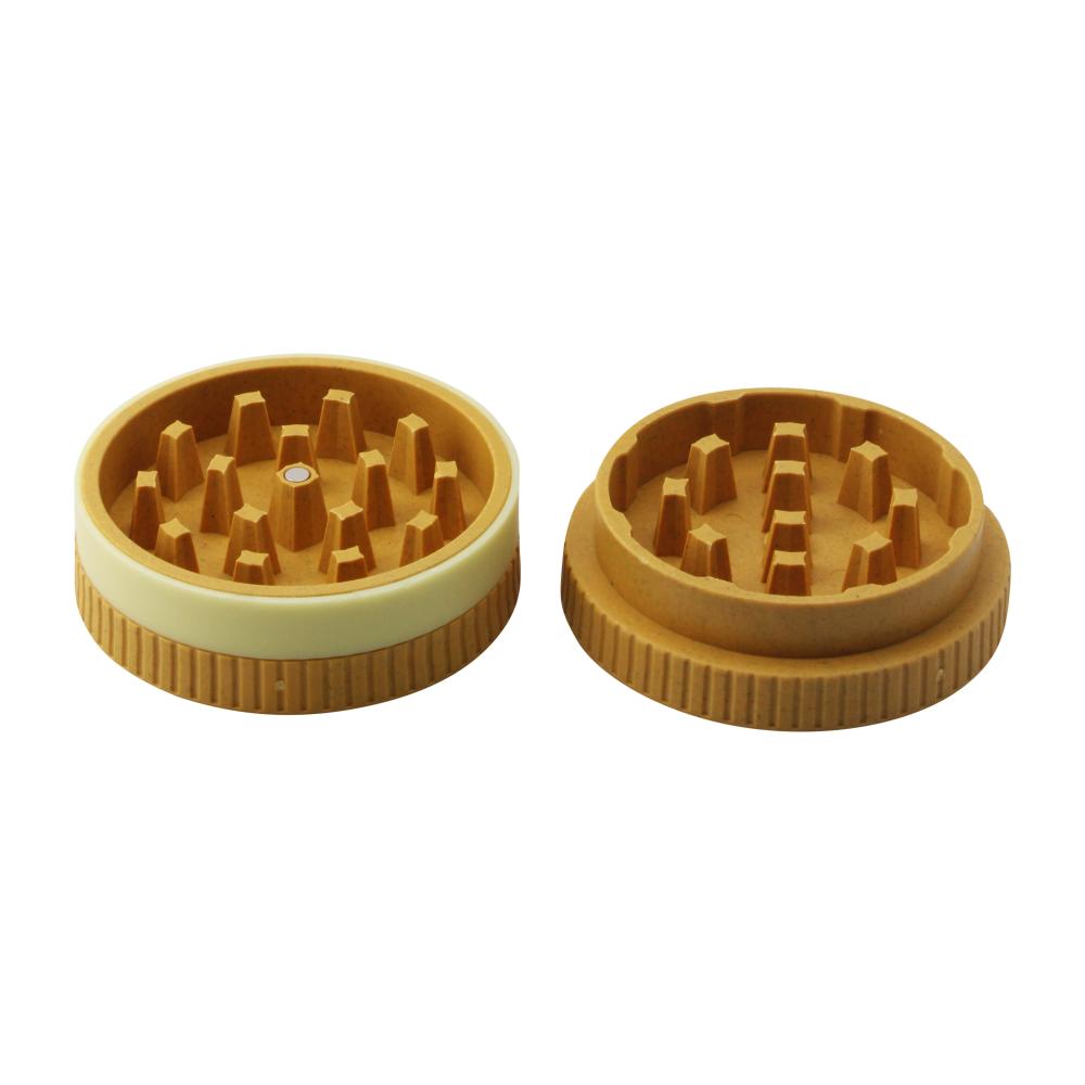 Oreo Small Plastic Grinder-2 Piece-Yellow