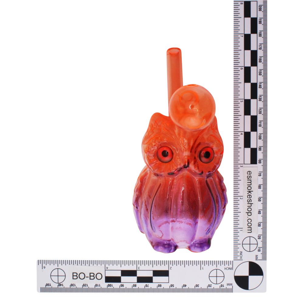 Owl Oil Burner Bubbler-Orange