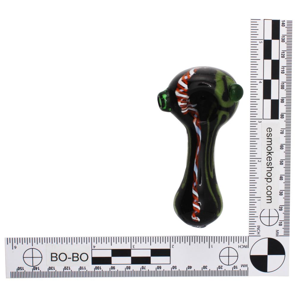 Palio Glass Hand Pipe-Green