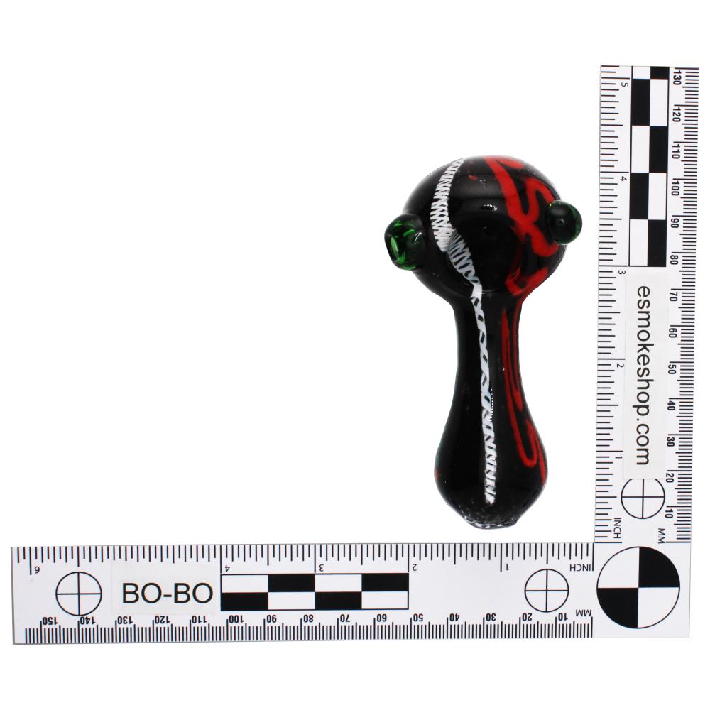 Palio Glass Hand Pipe-Red