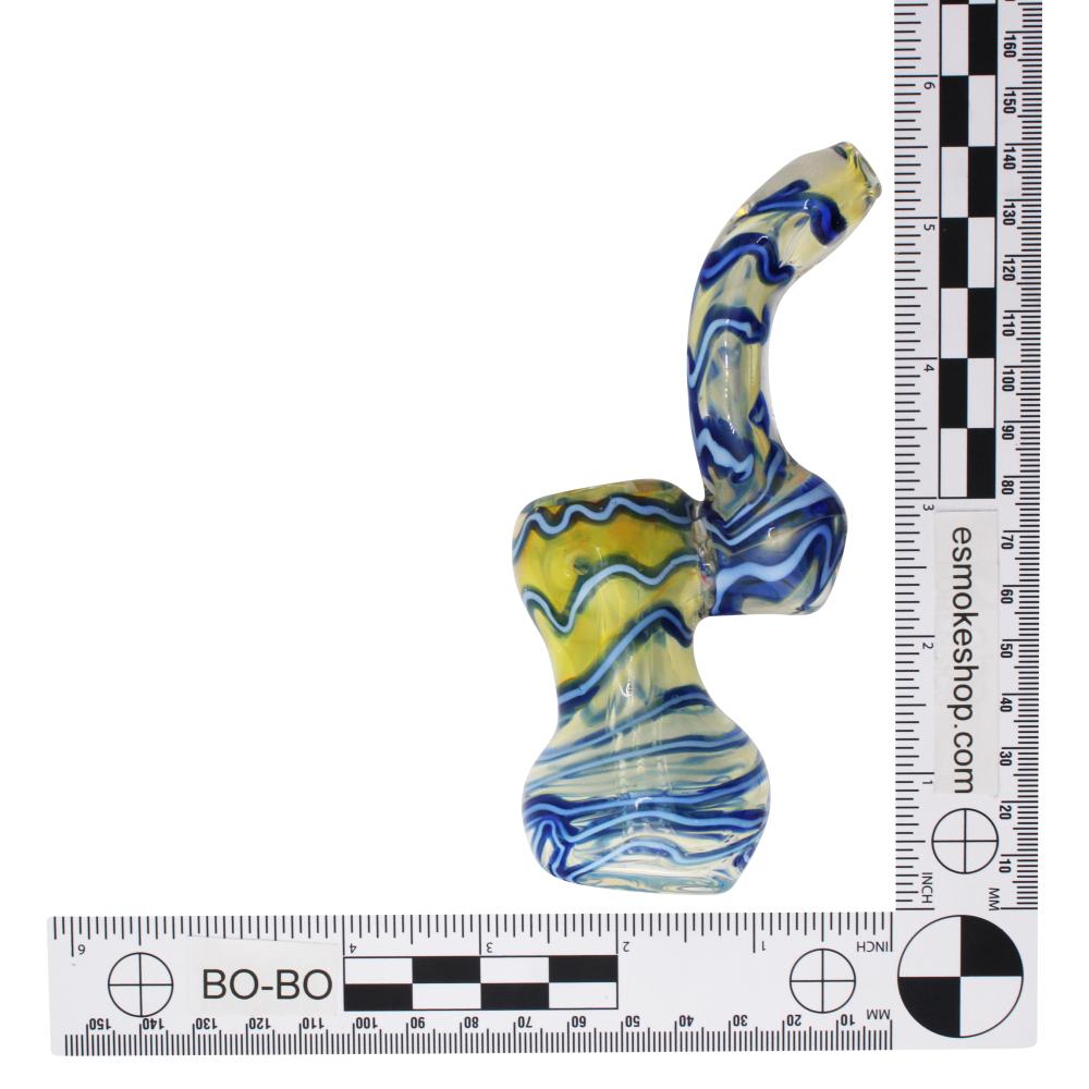 Panio Glass Hand Pipe-Blue