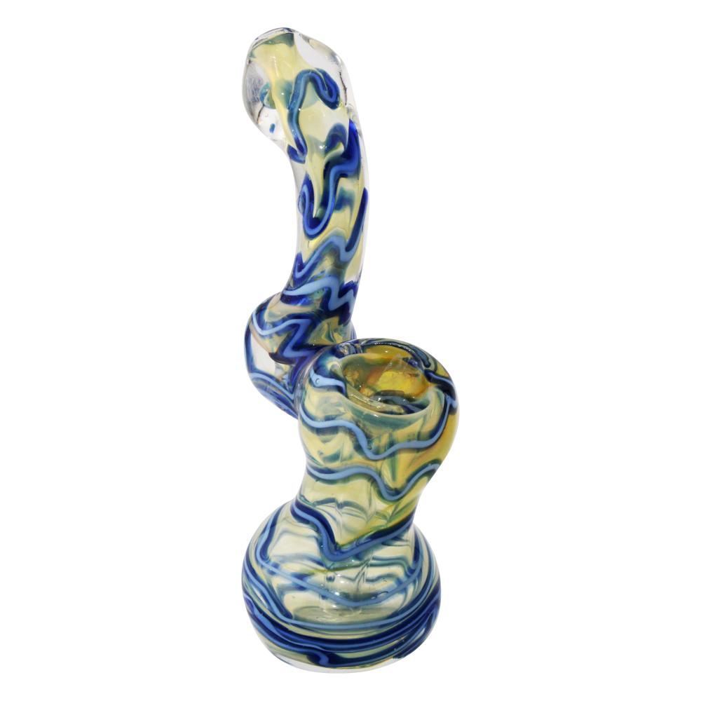 Panio Glass Hand Pipe-Blue