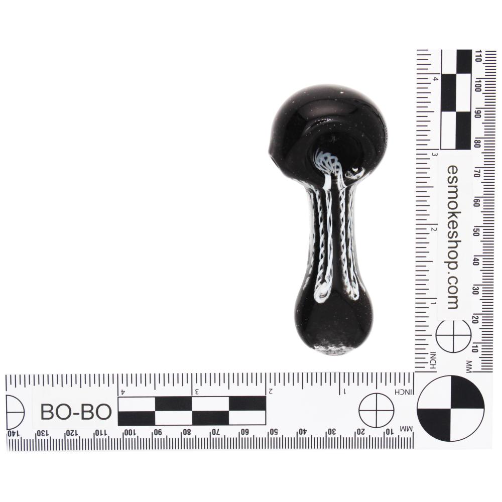 Pearl Glass Hand Pipe-White