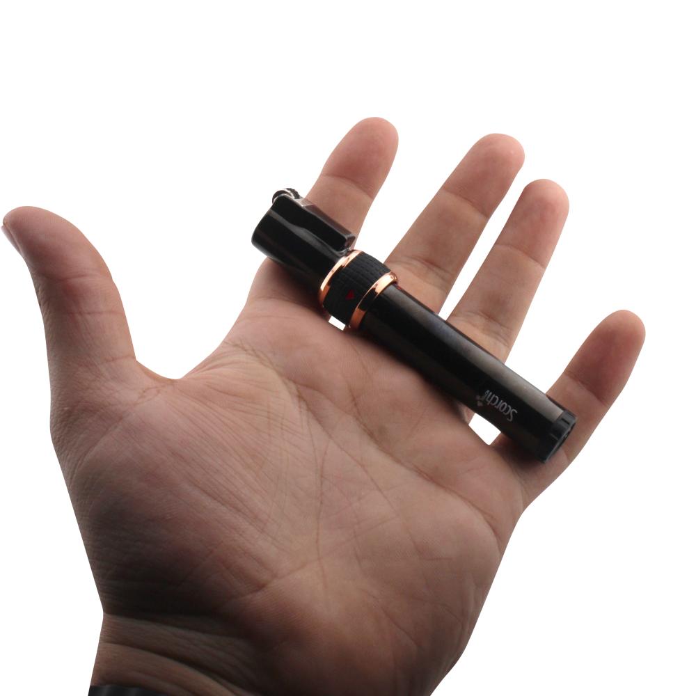 Pencil Style Scorch Single Flame Torch Lighter-Black