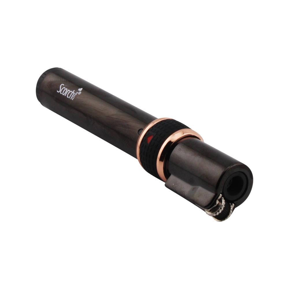 Pencil Style Scorch Single Flame Torch Lighter-Black