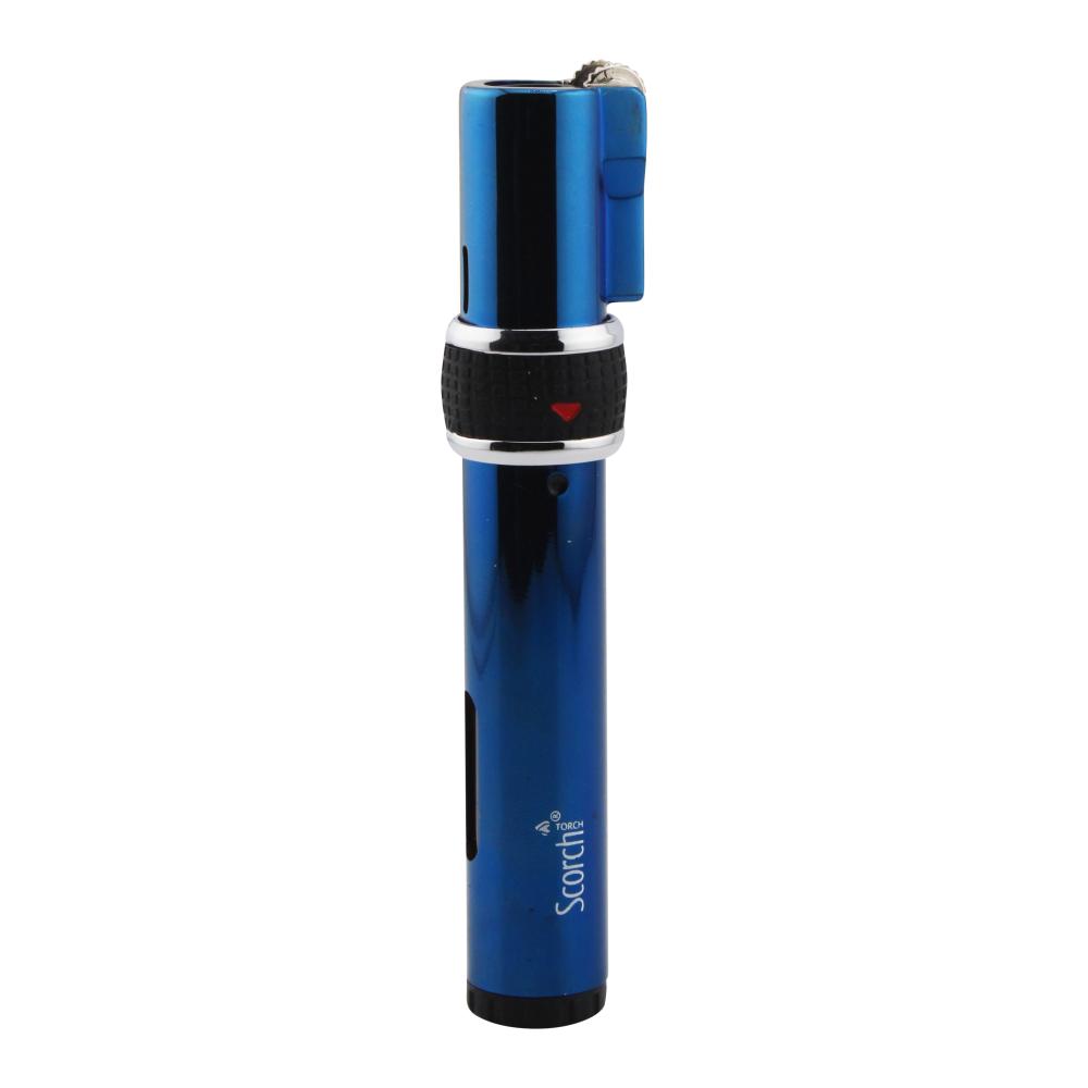 Pencil Style Scorch Single Flame Torch Lighter-Blue