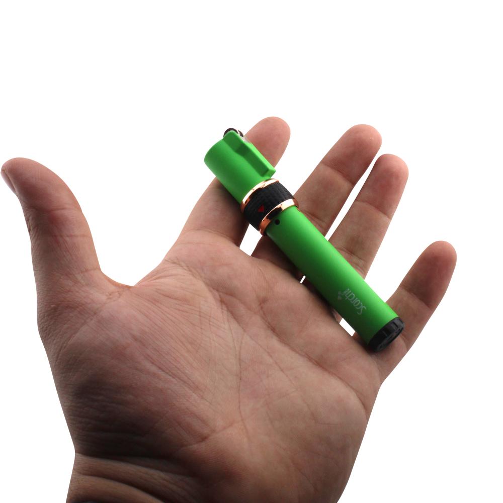 Pencil Style Scorch Single Flame Torch Lighter-Green