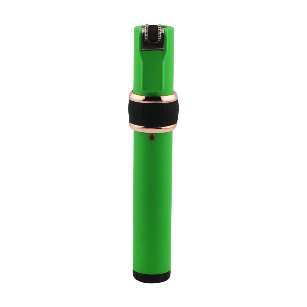 Pencil Style Scorch Single Flame Torch Lighter-Green