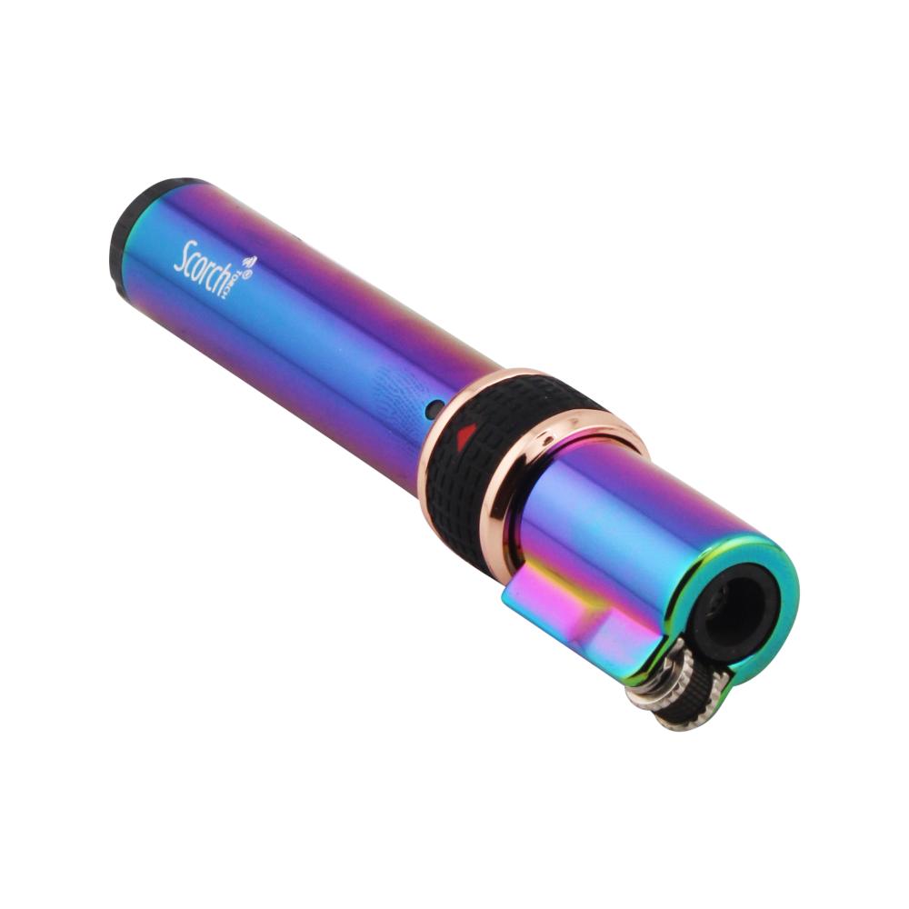 Pencil Style Scorch Single Flame Torch Lighter-Rainbow