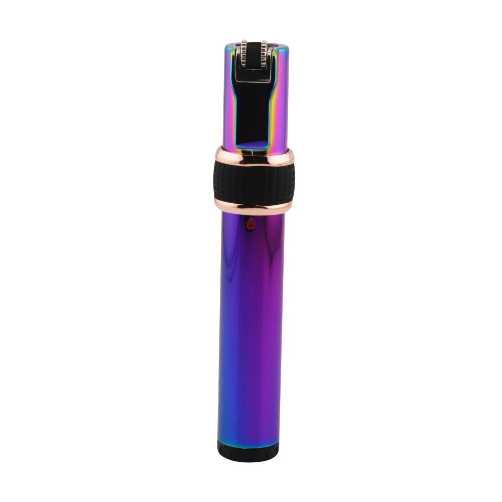 Pencil Style Scorch Single Flame Torch Lighter-Rainbow