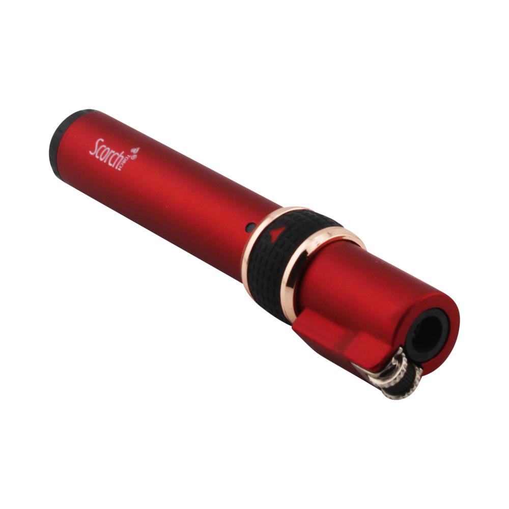 Pencil Style Scorch Single Flame Torch Lighter-Red