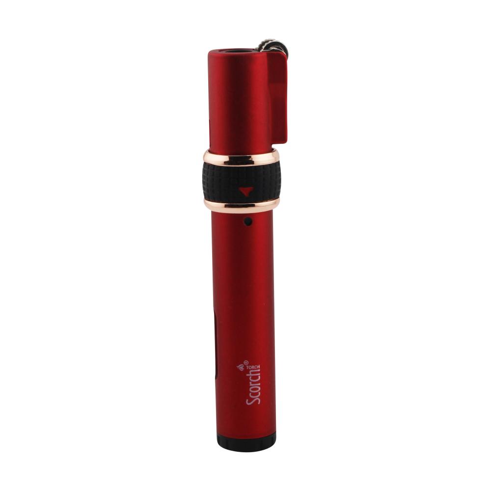 Pencil Style Scorch Single Flame Torch Lighter-Red