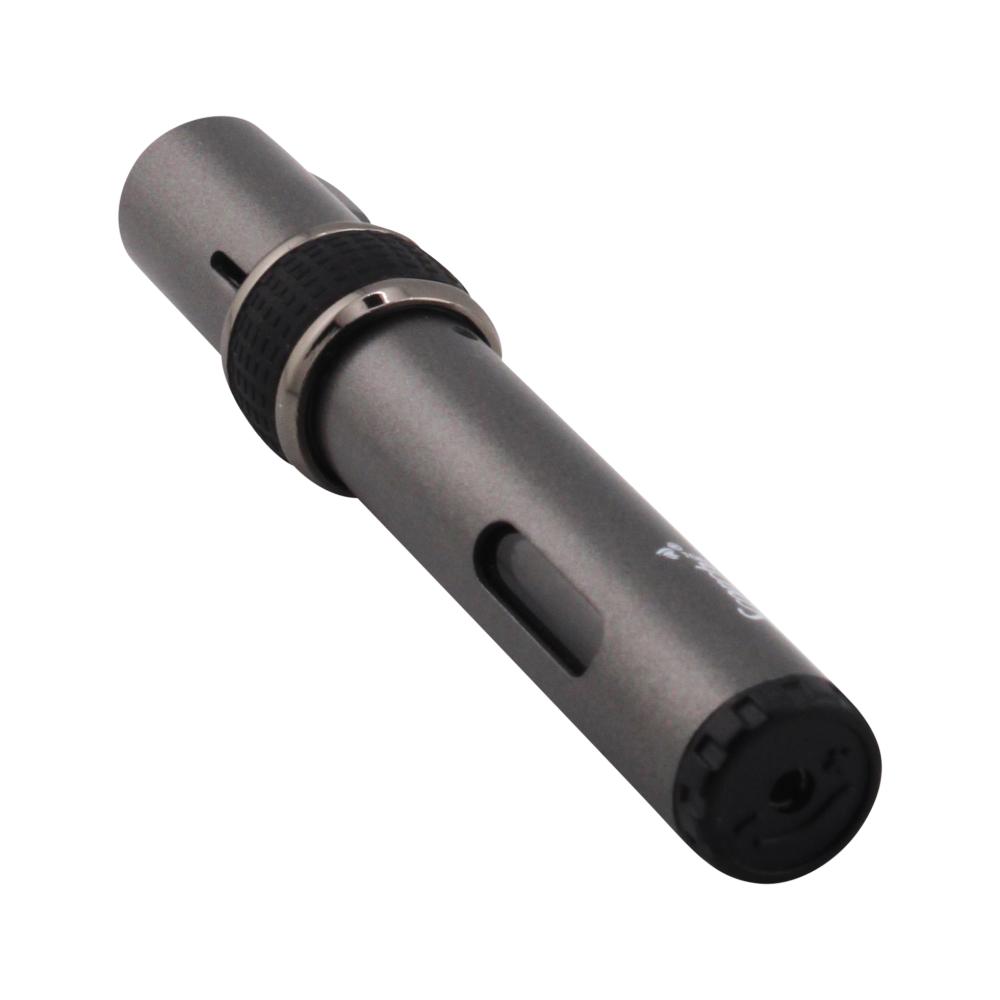 Pencil Style Scorch Single Flame Torch Lighter-Silver