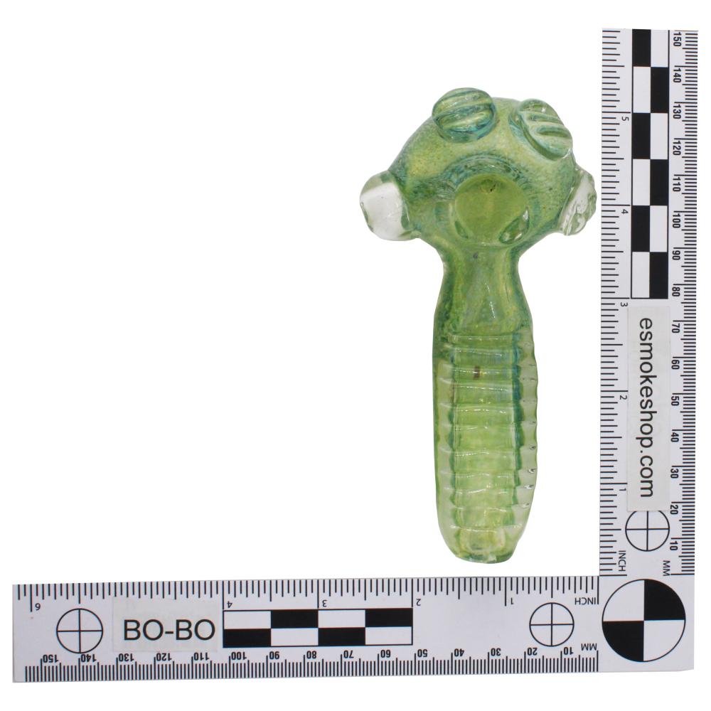 Peridot Glass Hand Pipe-Green