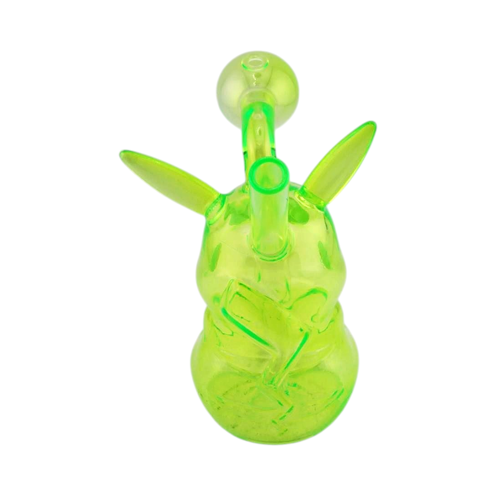 Pikaqu Thick Pyrex Glass Oil Burner Bubbler-Light Green