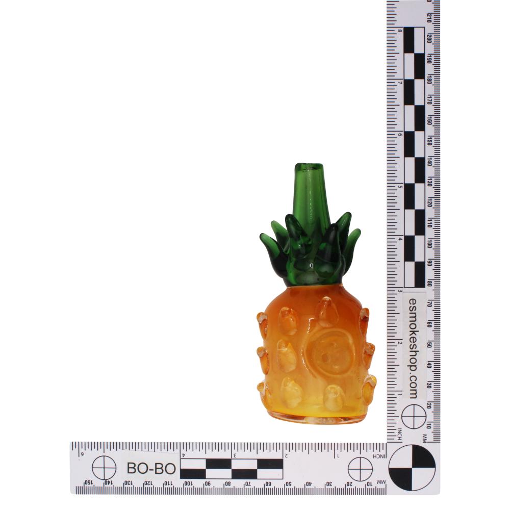 Pineapple Glass Hand Pipe-Yellow