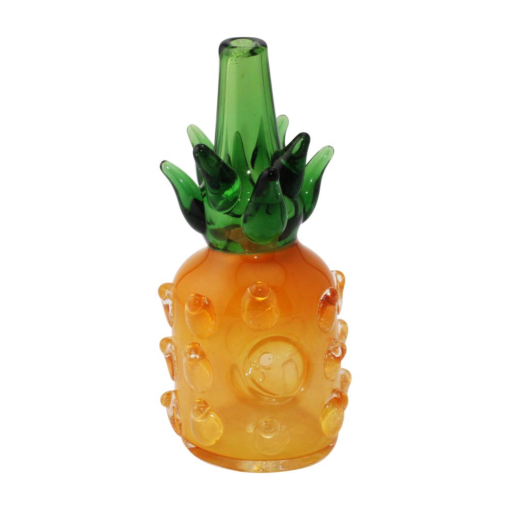 Pineapple Glass Hand Pipe-Yellow