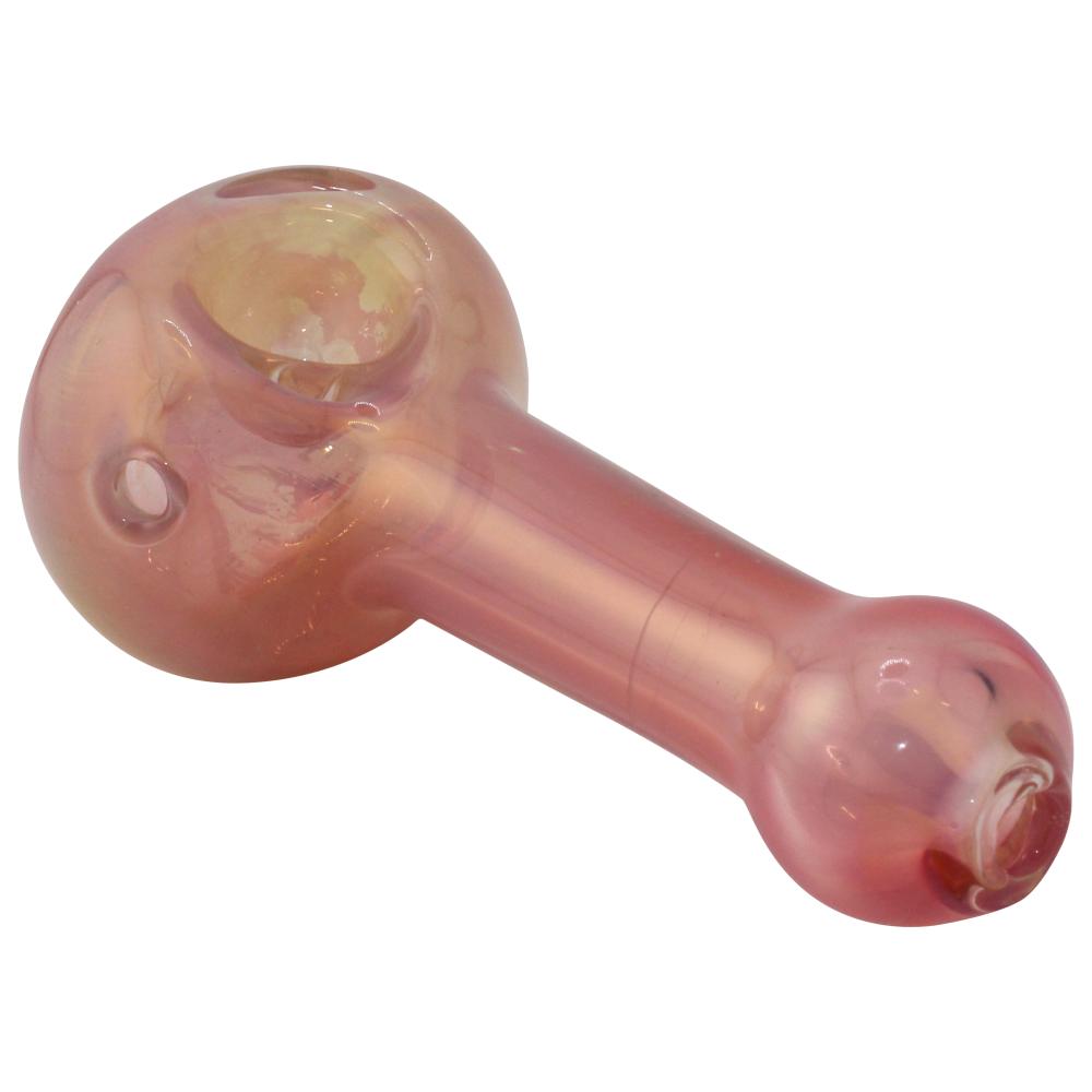 Pink Mist Glass Hand Pipe-Light Pink