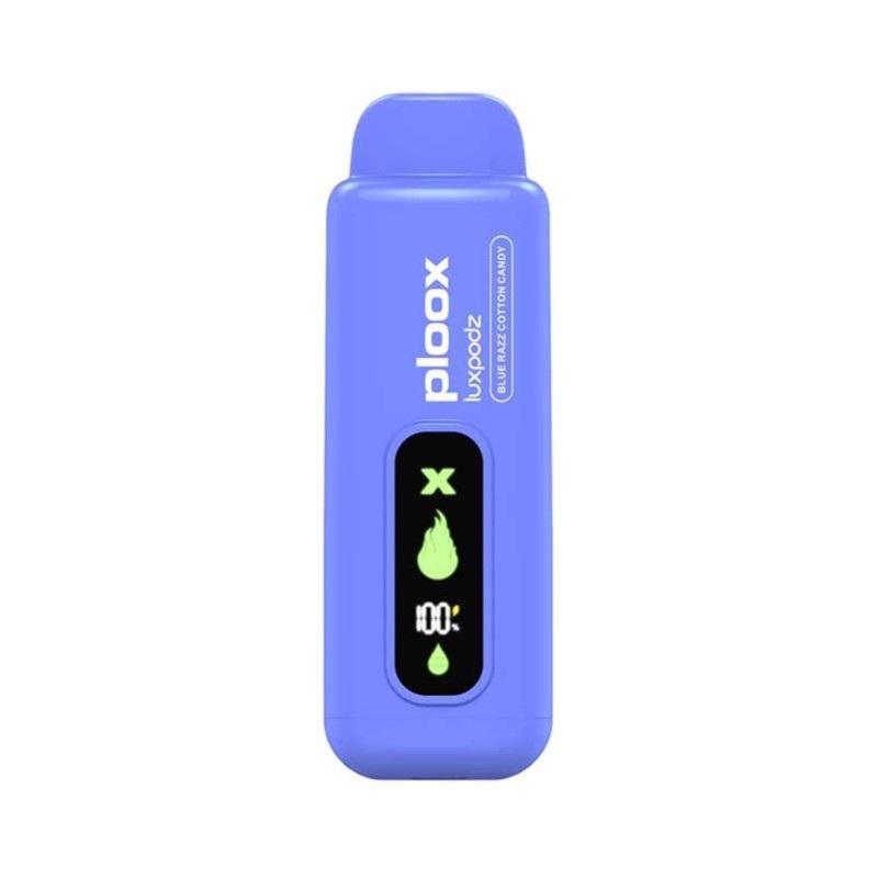 Blue Razz Cotton Candy Ploox X Pod Disposable Vape 15K Puffs