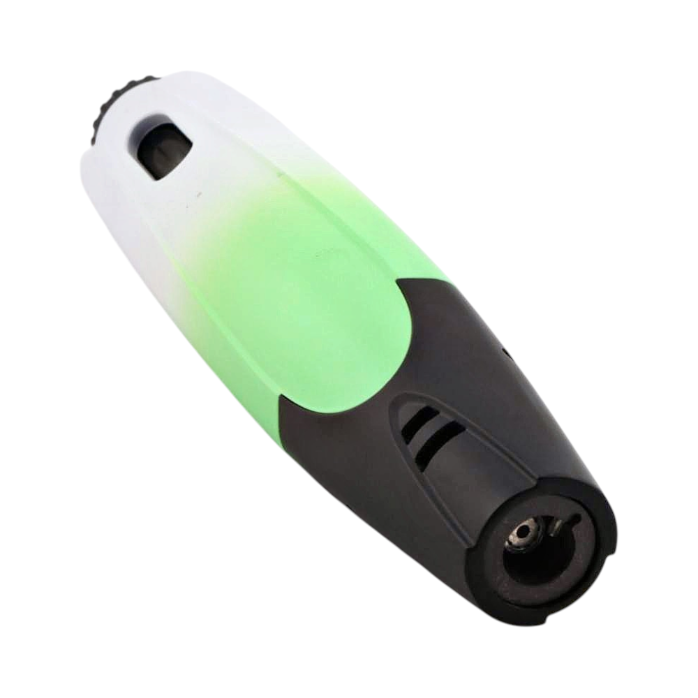Rainbow Scorch Single Flame Torch Lighter-Light Green