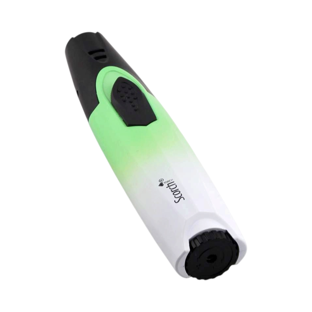 Rainbow Scorch Single Flame Torch Lighter-Light Green